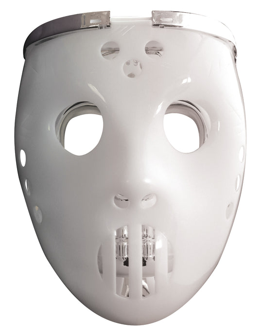 Hockey-Maske 2 in 1 leuchtend für Erwachsene