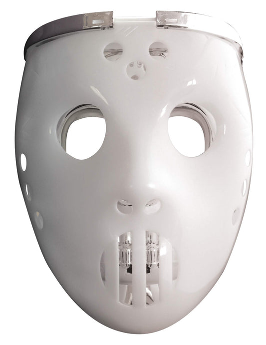 Hockey-Maske 2 in 1 leuchtend für Erwachsene