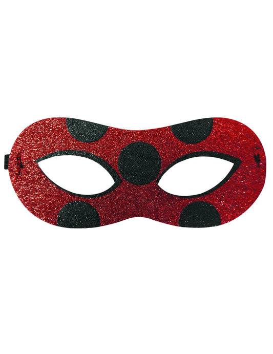 Glänzende Ladybug™ Maske für Kinder