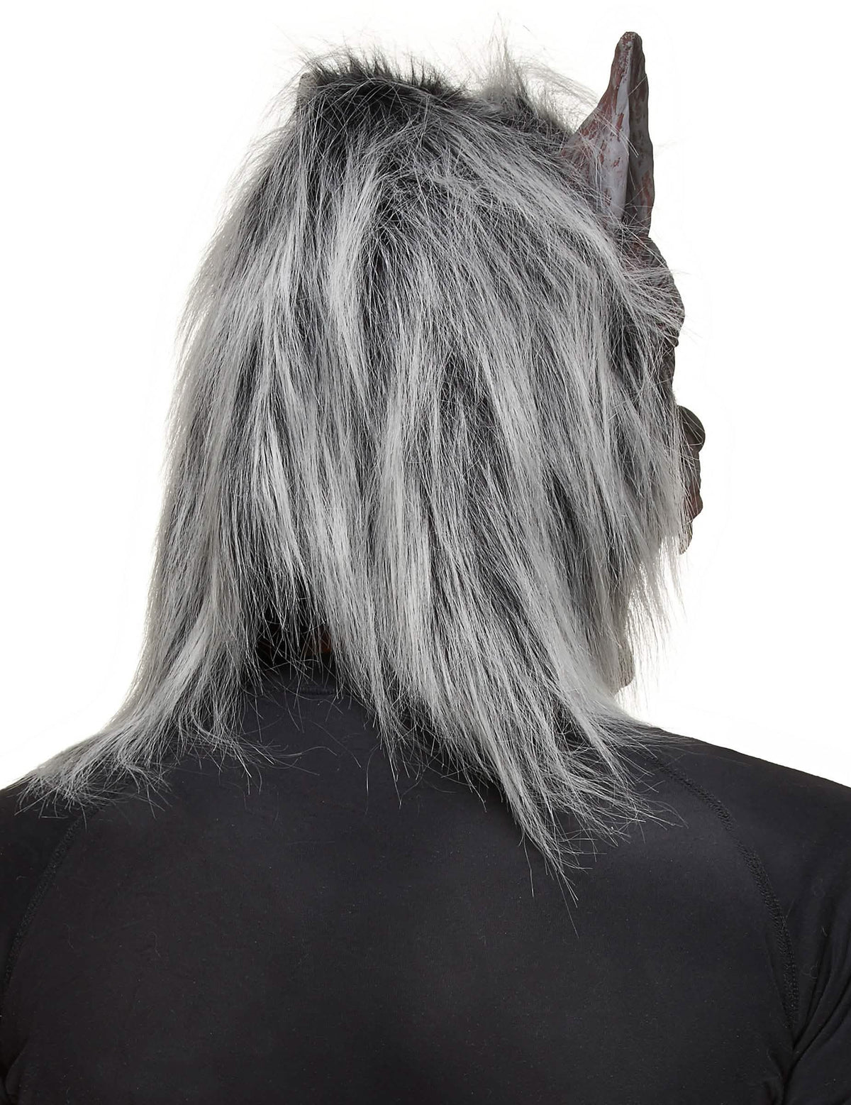 Vue de dos du masque de loup-garou