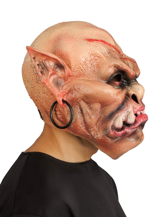Monster-Maske mit Piercings für Erwachsene Luxus