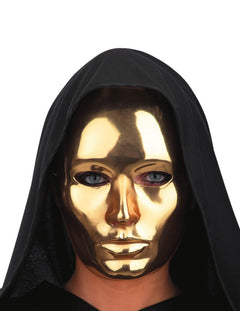 Goldene Masken für Faschingskostüme