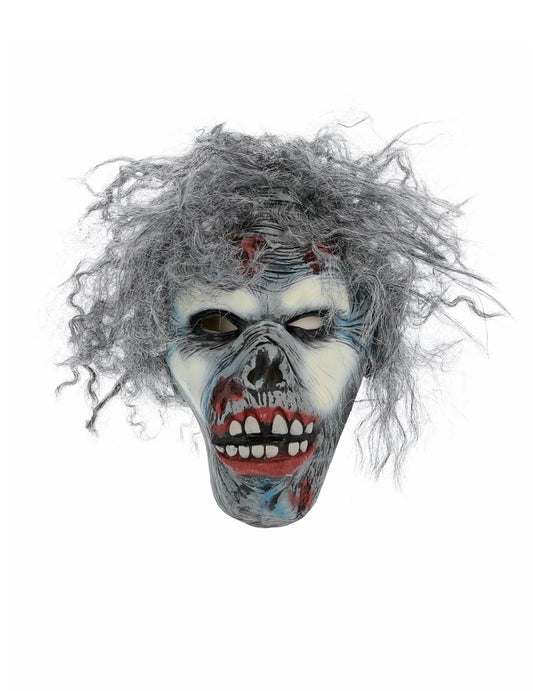 Vue de face du masque de zombie pour adulte