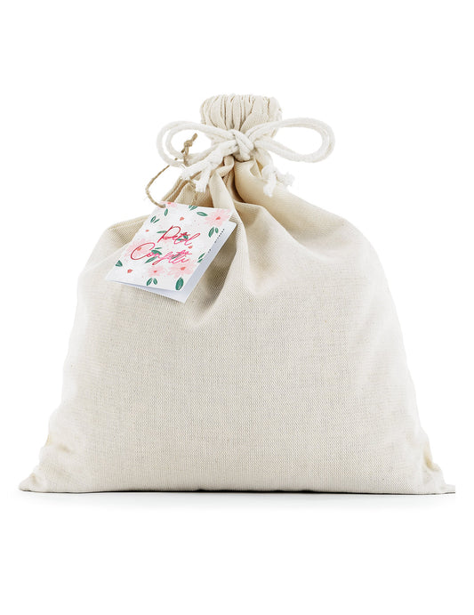 Maxi-Beutel mit getrockneten Naturblumen-Konfetti 400g Rosa und Orange