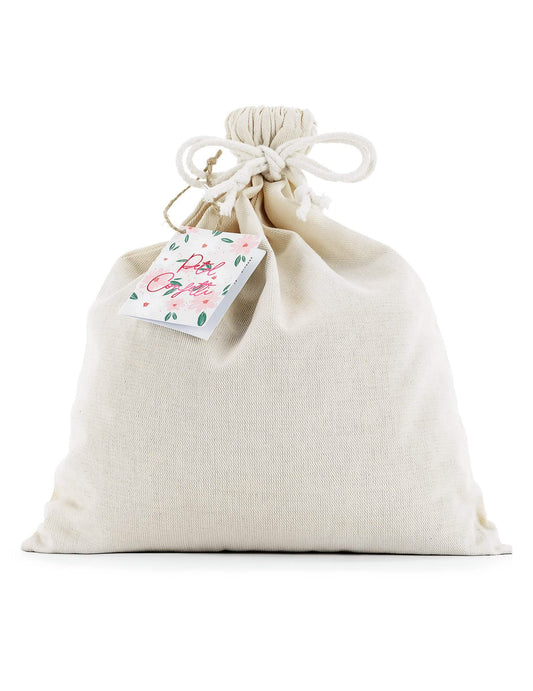 Maxi-Beutel mit getrockneten Naturblumen-Konfetti 400g Rosa und Orange