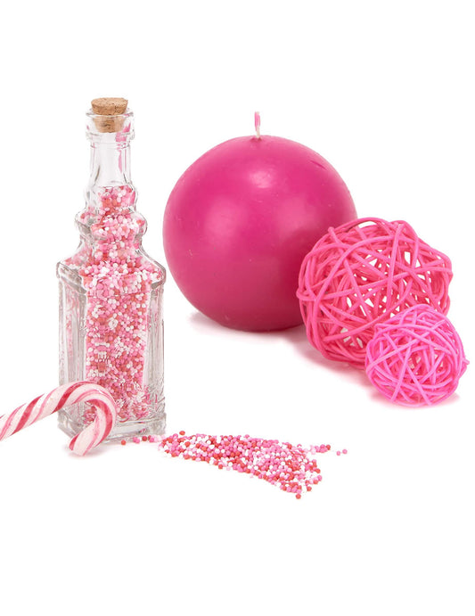 Geschenk-Flasche aus Glas mit 12 cm Höhe
