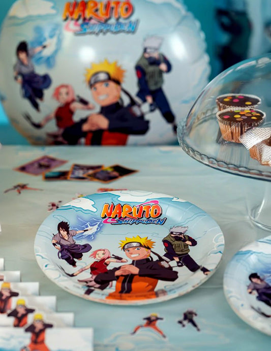 Papiertischdecke Naruto Shippuden™ aus Recycling-Papier 136 x 228 cm
