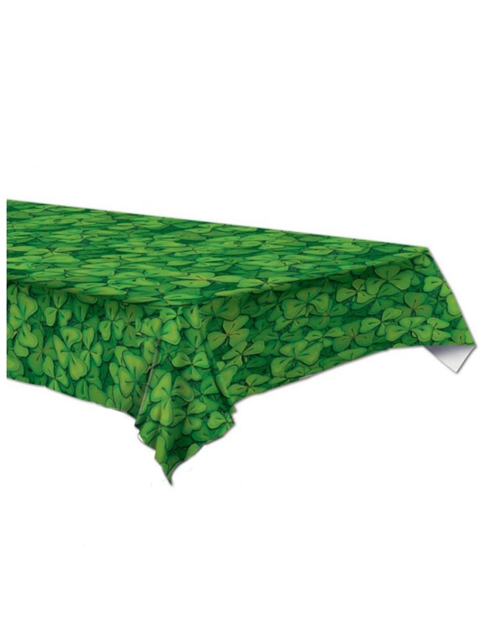 Nappe en plastique trèfles pour fête verte