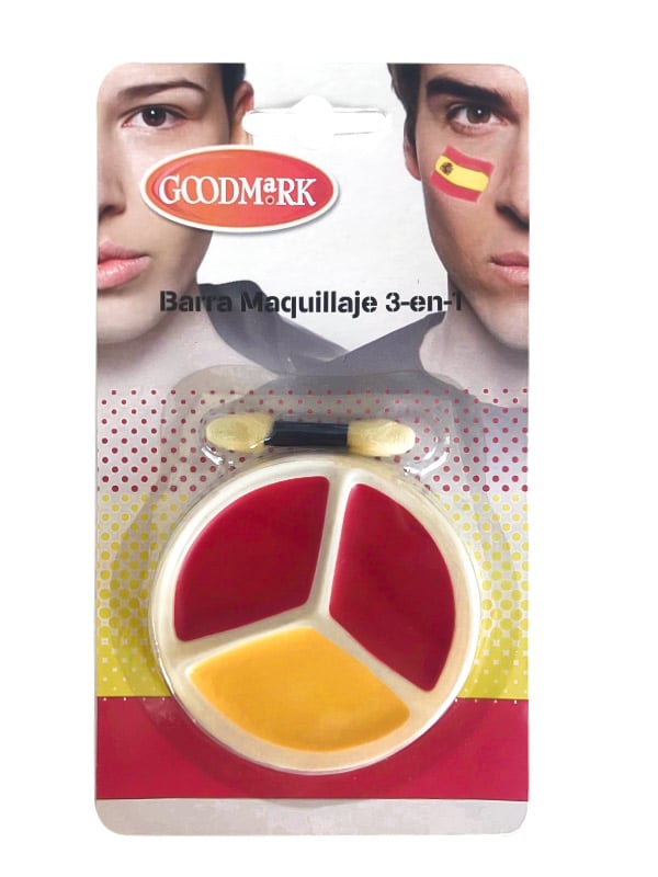 Make-up-Palette zur Unterstützung Spaniens