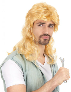 Blonde Perücke der 90er-Jahre