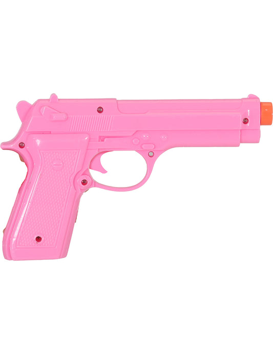 Pinke Kostüm-Pistole 23 cm
