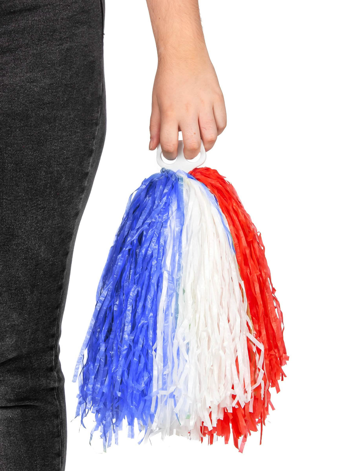 Detail des Griffs des supporter-Pompons Frankreich