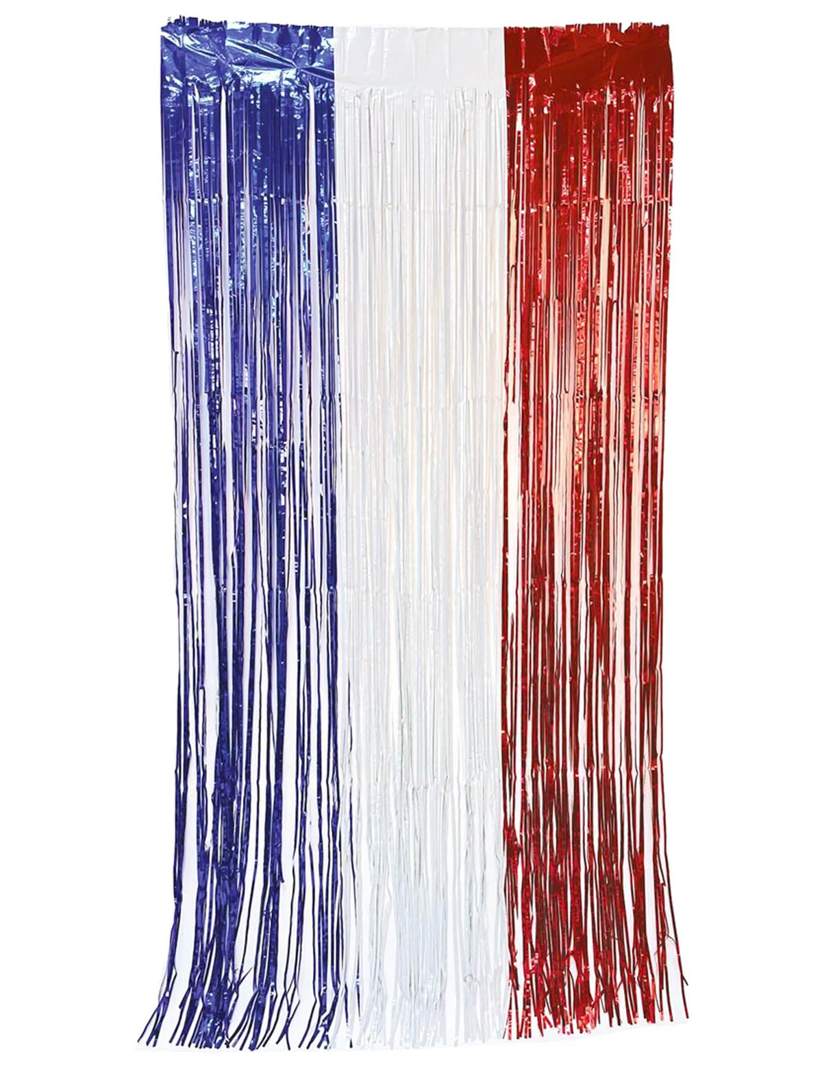 Glitzer-Vorhang Frankreich für Sportfans 2m x 1m
