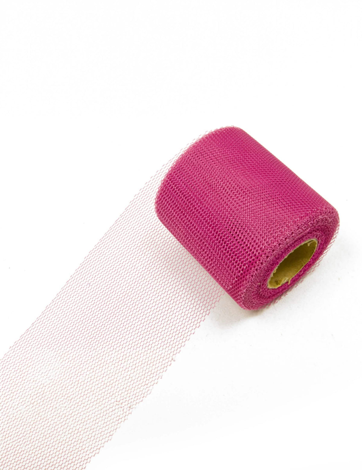 Rouleau de tulle pour décoration rose fuchsia
