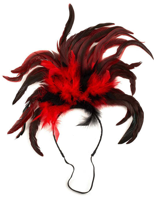 Opulenter Kopfschmuck Federn