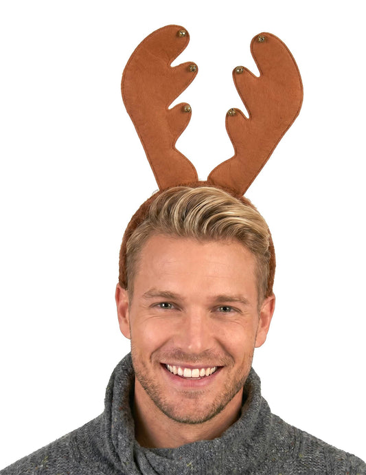 Rentier Haarreif Weihnachten braun