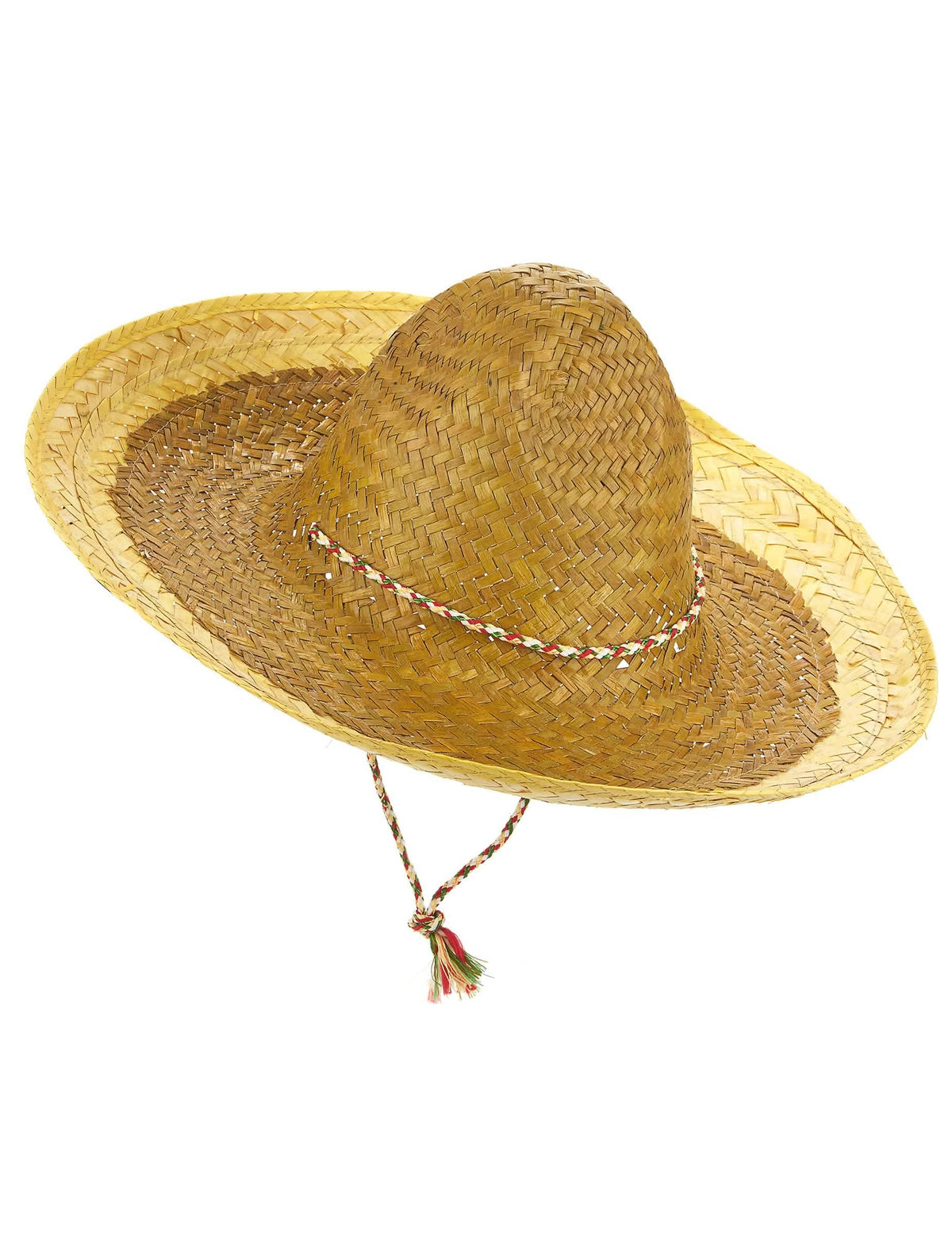 Seitenansicht des mexikanischen Sombrero für Erwachsene Gelb