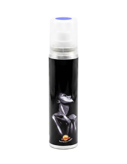 Blaues Körperglitzerspray 75 ml