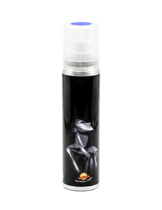 Blaues Körperglitzerspray 75 ml