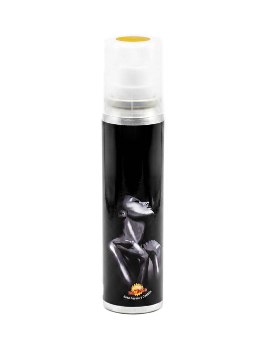 Gelbes Körperglitzerspray 75 ml