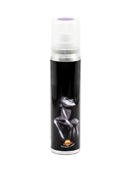 Lila Körperglitzerspray 75 ml