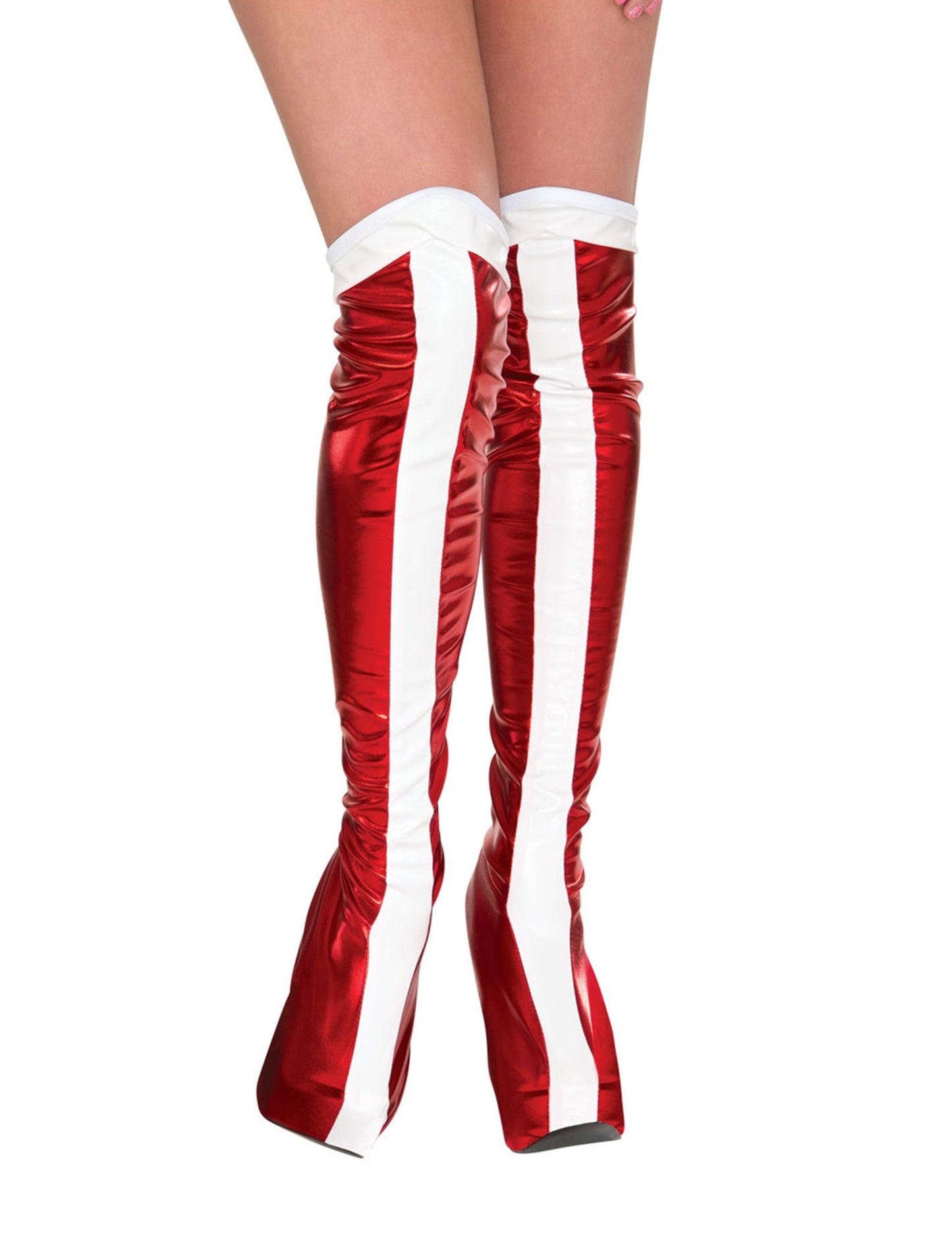 Sur-bottes Wonder Woman™ pour femme rouge et blanc