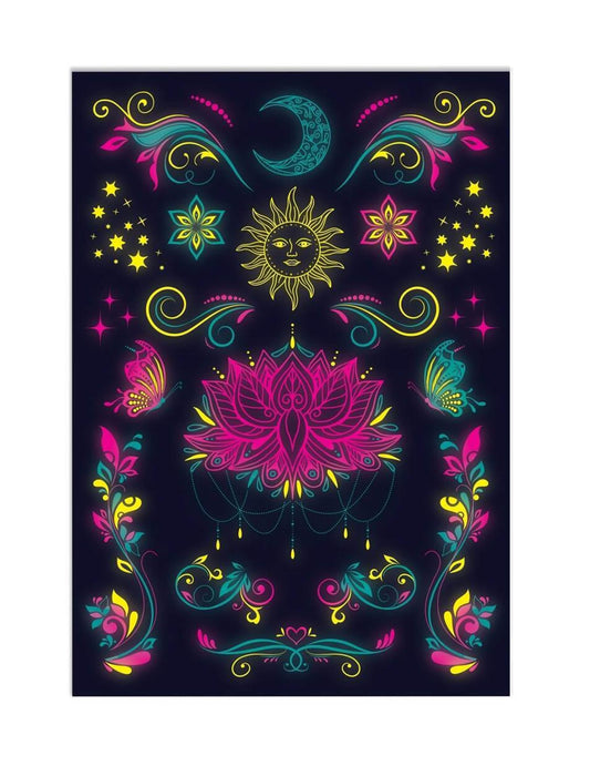 Ornamentale UV-Tattoos