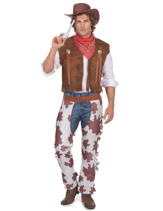 Cowboys Familienkostüm braun