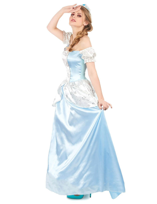 Blaues Prinzessin-Kostüm Set Mutter-Tochter