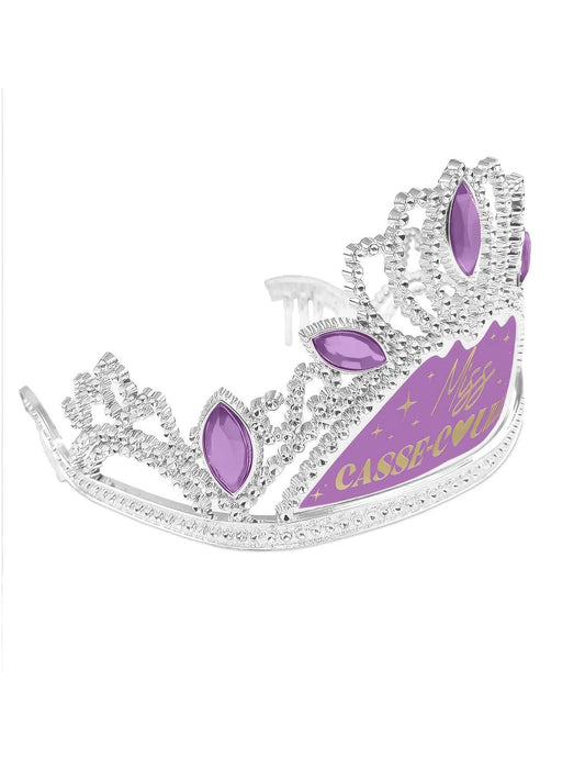 Miss-Casse-Couille-Accessoire-Set: Schal und Diadem