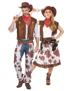 Paarkostüme Cowboy & Indianer