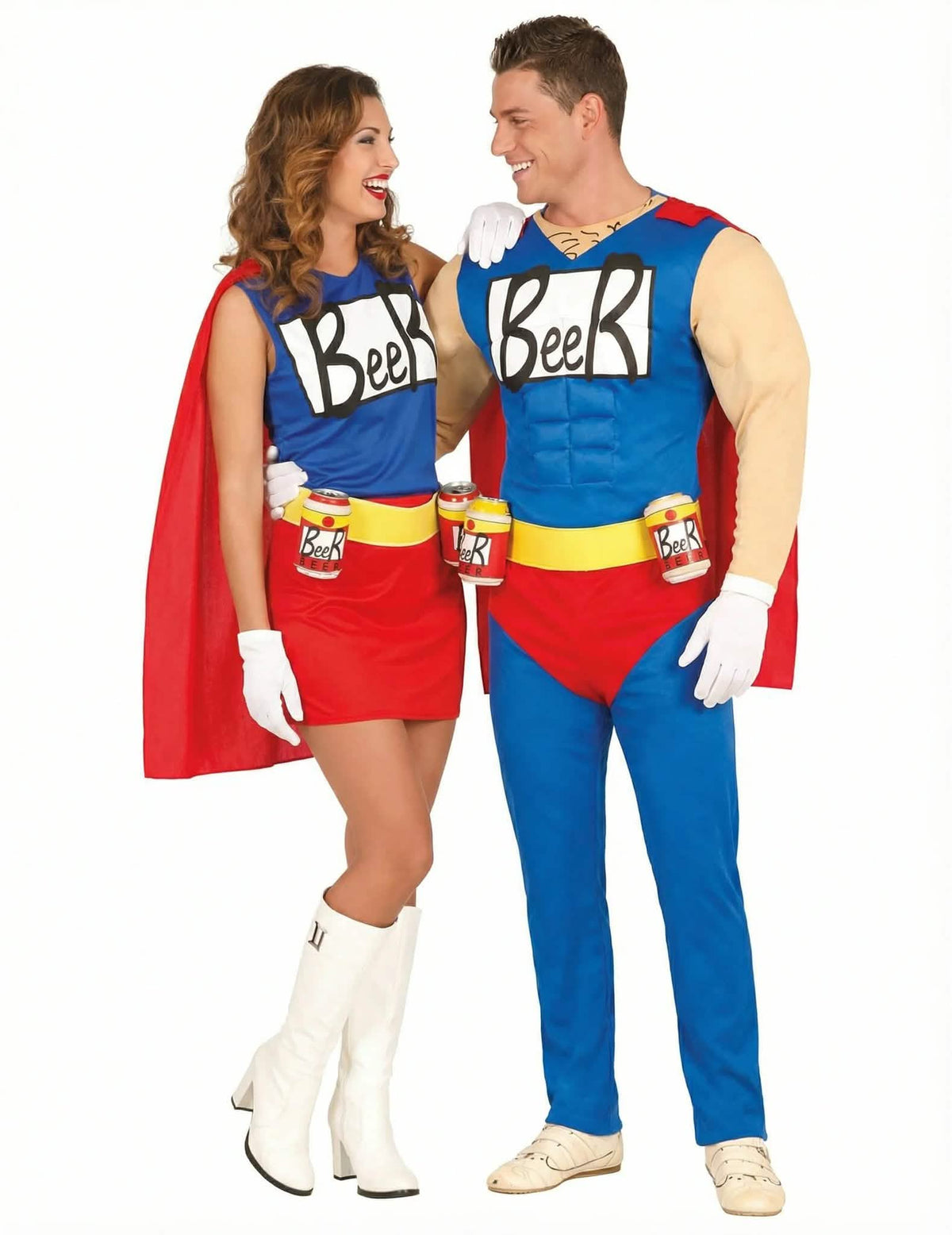 Beerman und Beerwoman Paarkostüm für Erwachsene