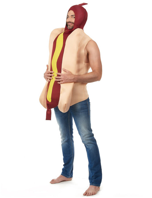 Hot-Dog und Ketchup Paarkostüm für Erwachsene