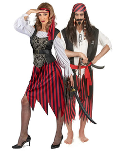 Piraten-Paarkostüme für Fasching