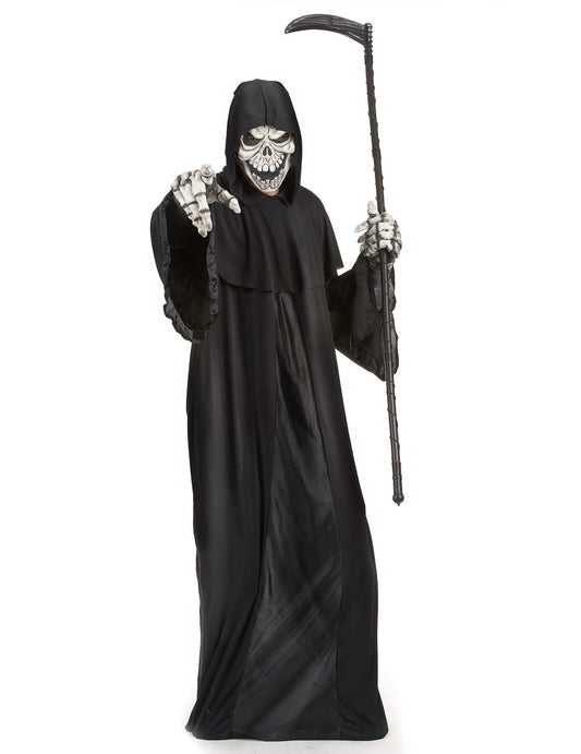 Sensenmann Halloween-Kostüm für Herren 5-teilig schwarz