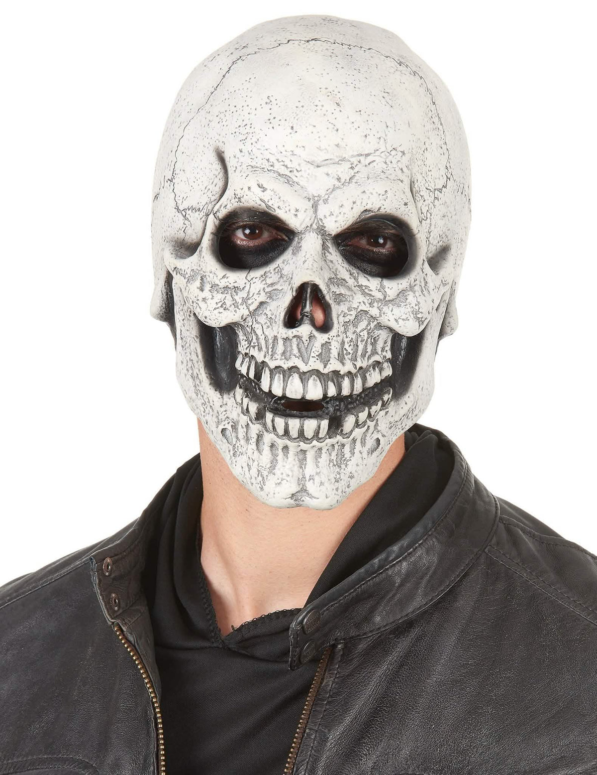 Sensenmann Halloween-Kostüm für Herren 5-teilig schwarz
