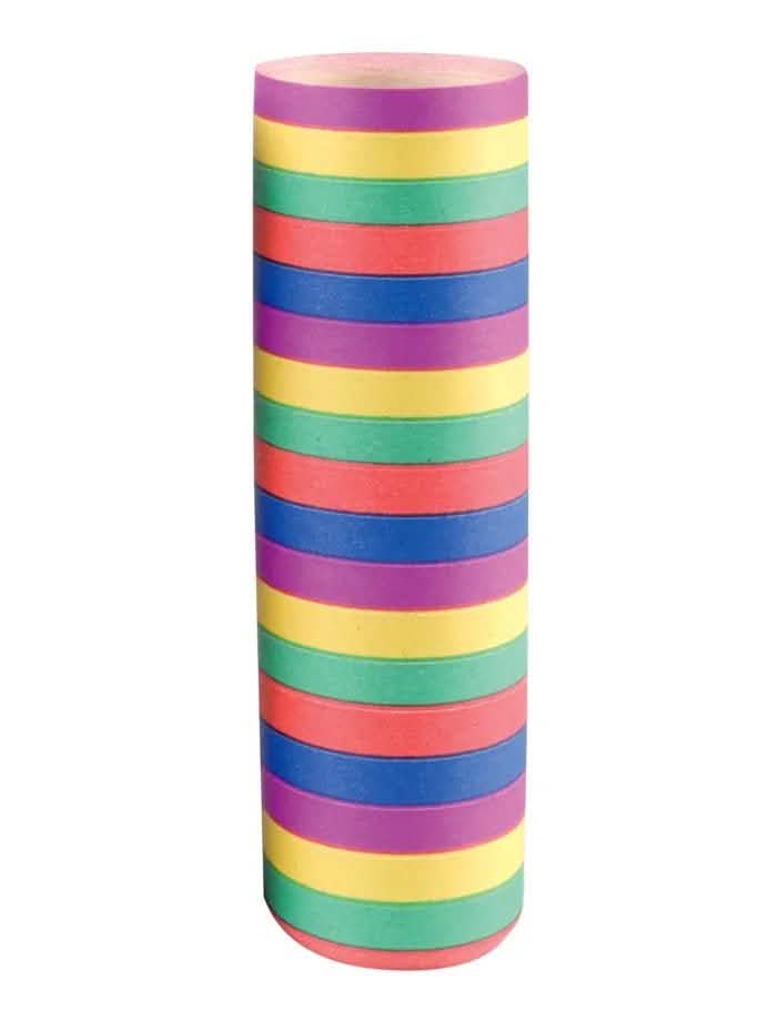 30er Pack bunte Luftschlangen 4 Meter