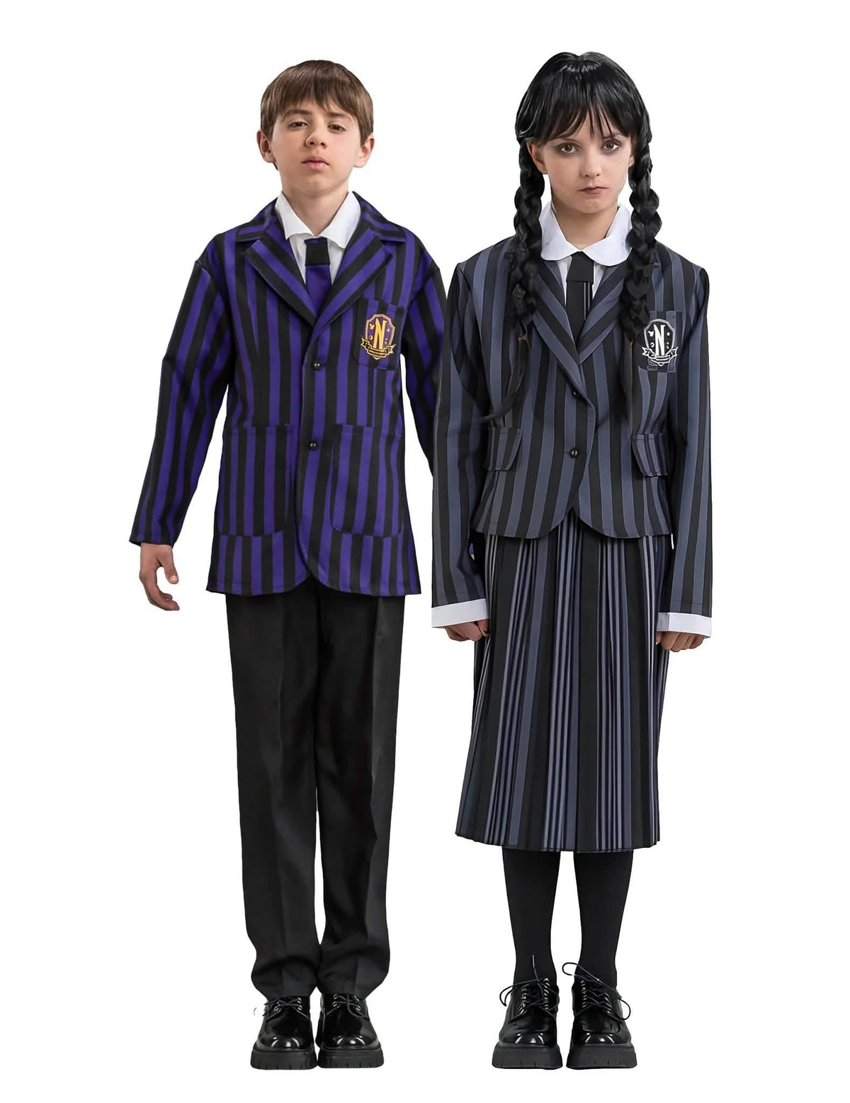 Nevermore Wednesday Kostüm für Kinder und Jungen