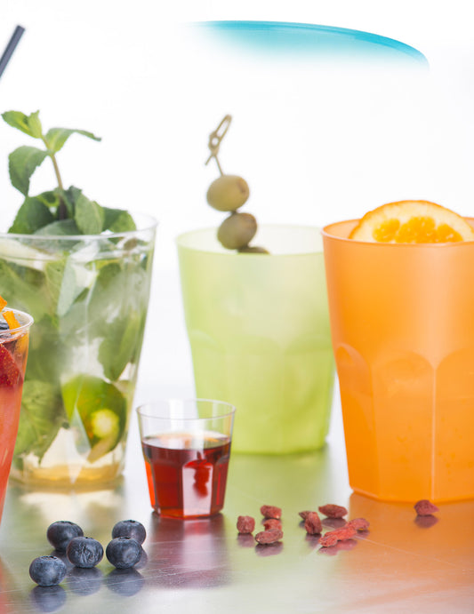 Verre à cocktail givré orange 42 cl