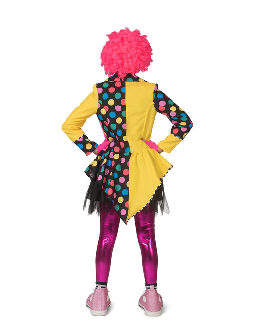 Clownjacke mit Flicken Faschings-Kostüm für Damen bunt