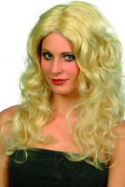 vegaoo Damenper&uuml;cke blond gelockt Einheitsgr&ouml;&szlig;e