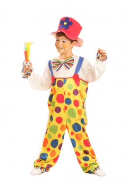 vegaoo Clownskost&uuml;m Latzhose f&uuml;r Kinder 11-14 Jahre