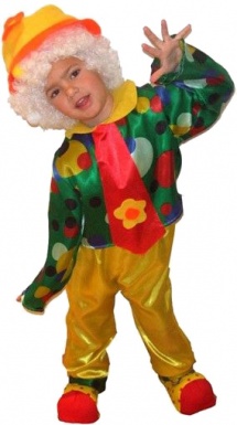 vegaoo Clown-Kost&uuml;m f&uuml;r Kinder 5 bis 7 Jahre