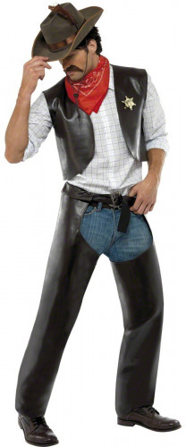 vegaoo Cowboy-Kost&uuml;m der Village People f&uuml;r Herren Einheitsgr&ouml;&szlig;e