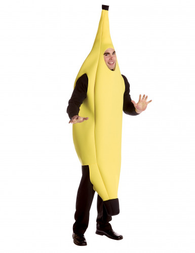 vegaoo Bananen-Kost&uuml;m f&uuml;r Erwachsene Einheitsgr&ouml;&szlig;e