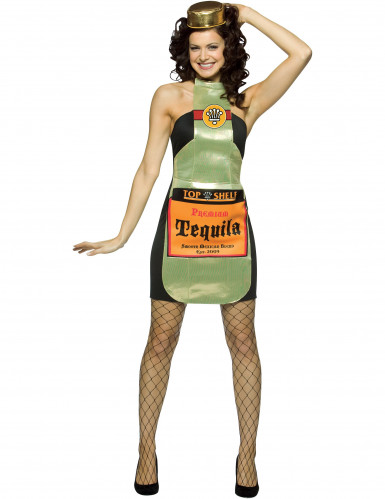vegaoo Tequila Flasche Kost&uuml;m f&uuml;r Damen Einheitsgr&ouml;&szlig;e