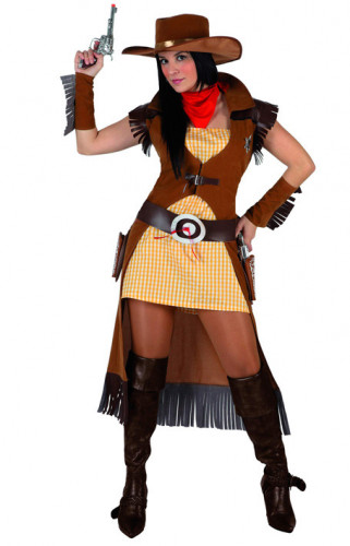 vegaoo Cowgirl-Cowboy - Kost&uuml;m f&uuml;r Damen S
