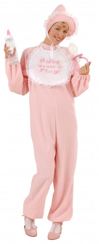 vegaoo Rosa Baby-Kost&uuml;m f&uuml;r Damen XL
