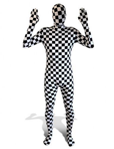 vegaoo Morphsuits� -  Schachbrett - Kost&uuml;m f&uuml;r Erwachsene XL