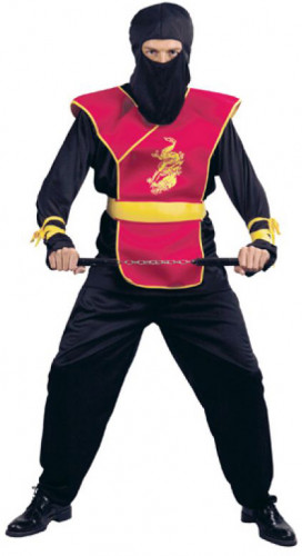vegaoo Ninja-Kost&uuml;m Deluxe f&uuml;r Herren Einheitsgr&ouml;&szlig;e